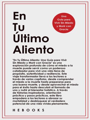 cover image of En Tu Último Aliento